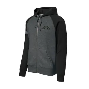 3rd Ranger Battalion Color Block Zip Up Hoodie