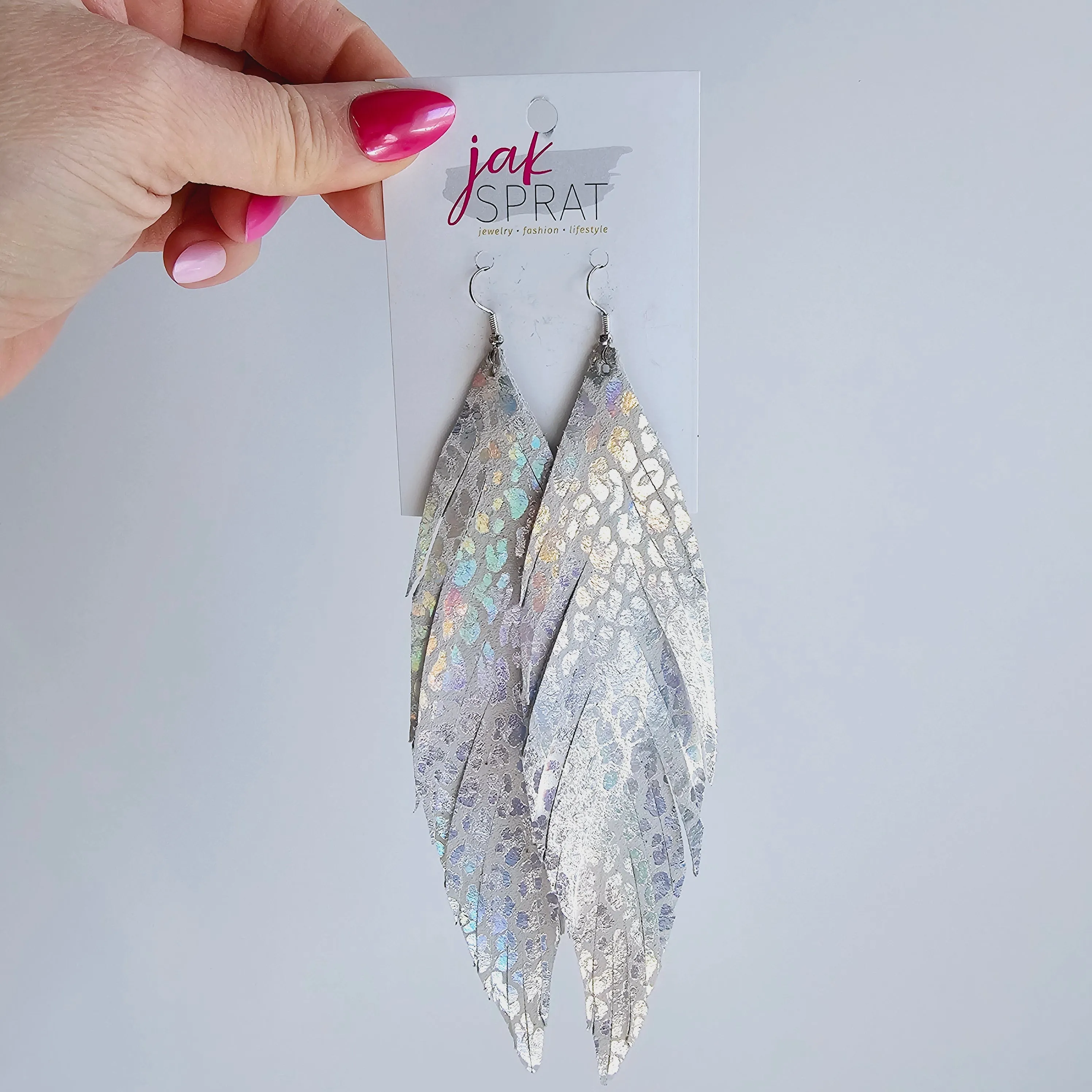 7inch Leather Feather Shoulder Dusters | Jak Sprat