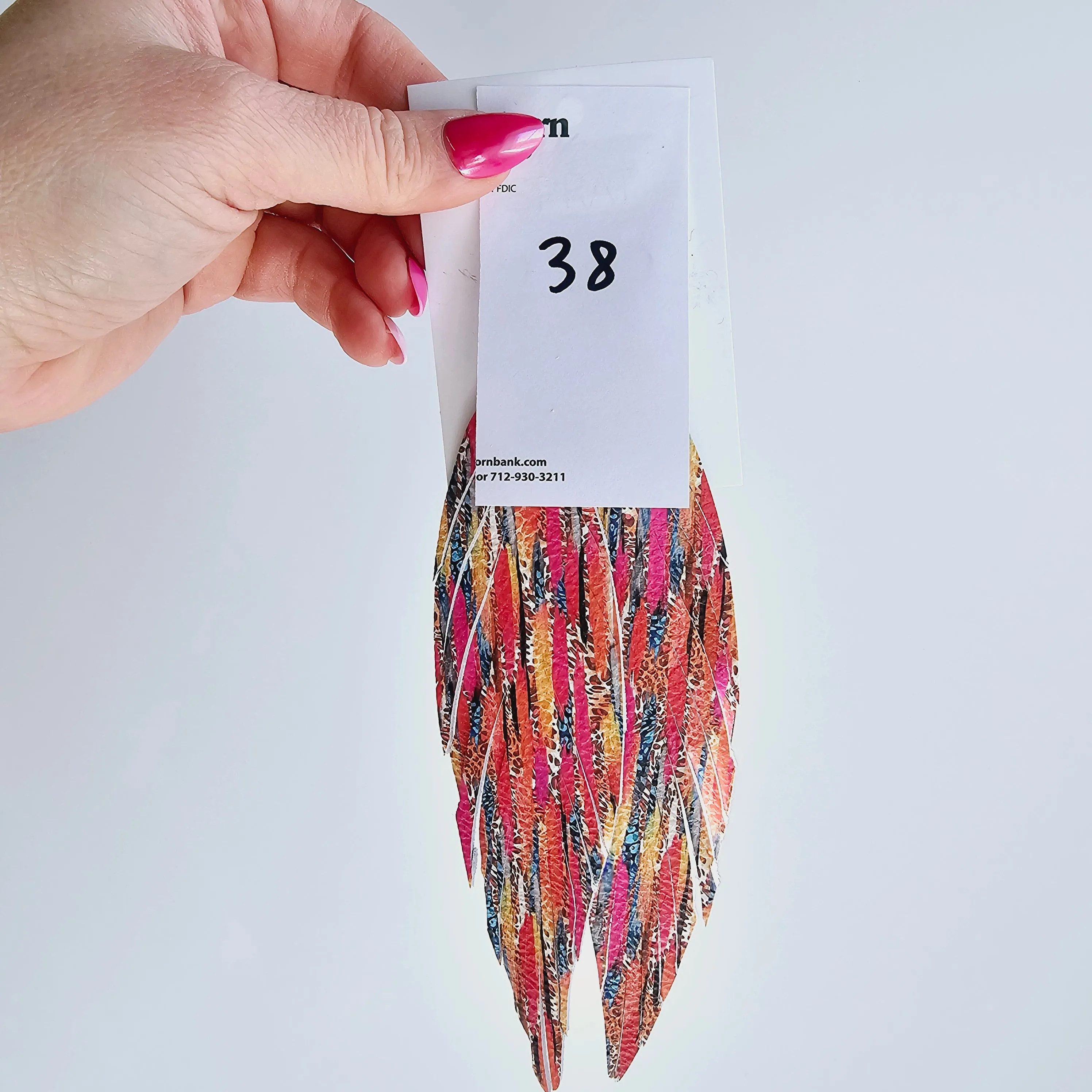 7inch Leather Feather Shoulder Dusters | Jak Sprat