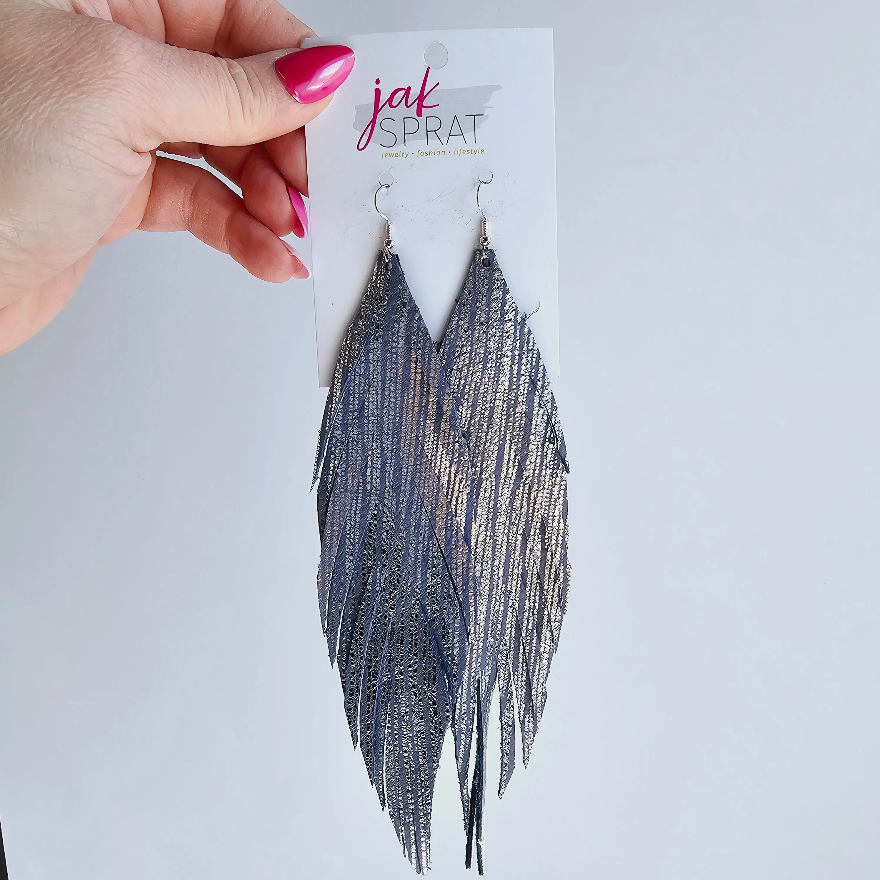 7inch Leather Feather Shoulder Dusters | Jak Sprat