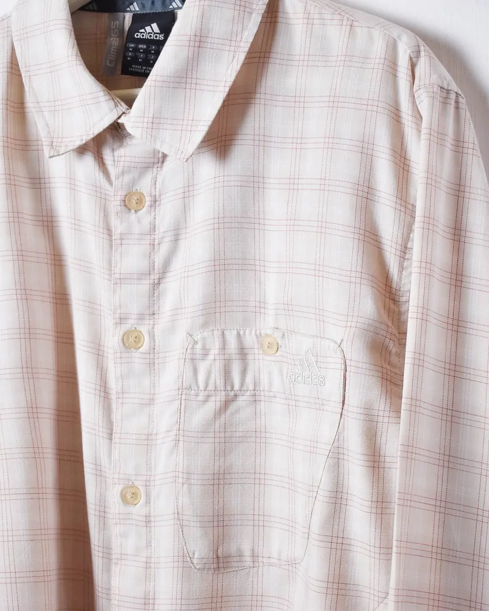 Adidas Checked Shirt - Medium