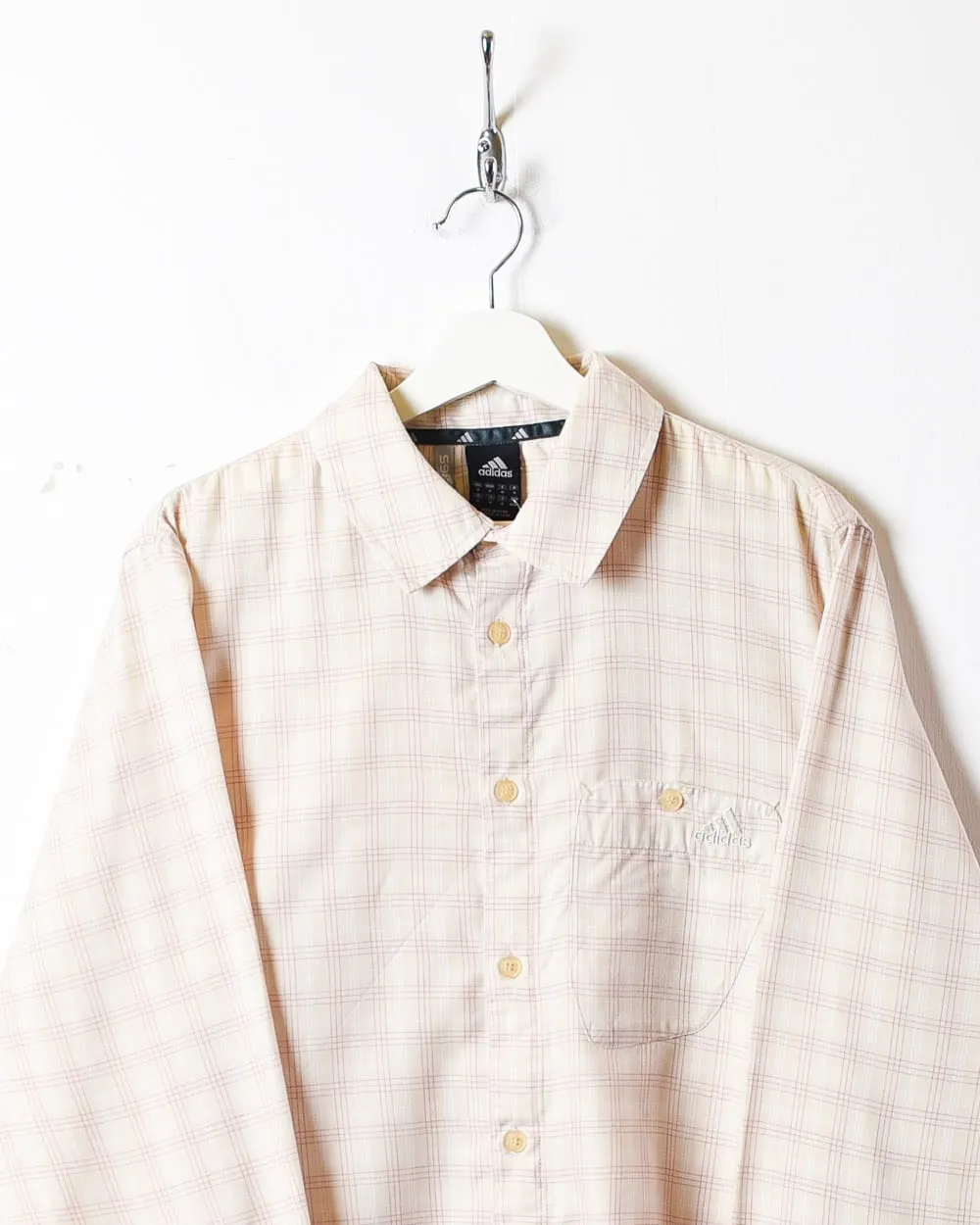 Adidas Checked Shirt - Medium