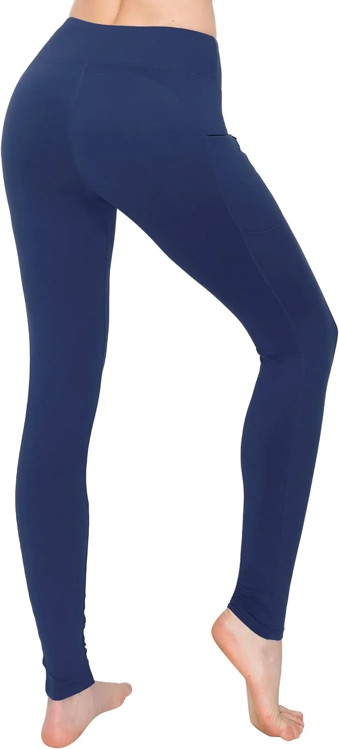 ALWAYS Pockets Yoga Pants Leggings for Women - Super Soft Stretch High Waisted Active Workout Gym Athletic Leggings