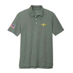 Aviation Cotton Blend Polo Shirt