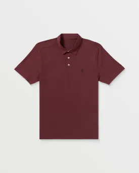 Banger Short Sleeve Polo Shirt - Merlot