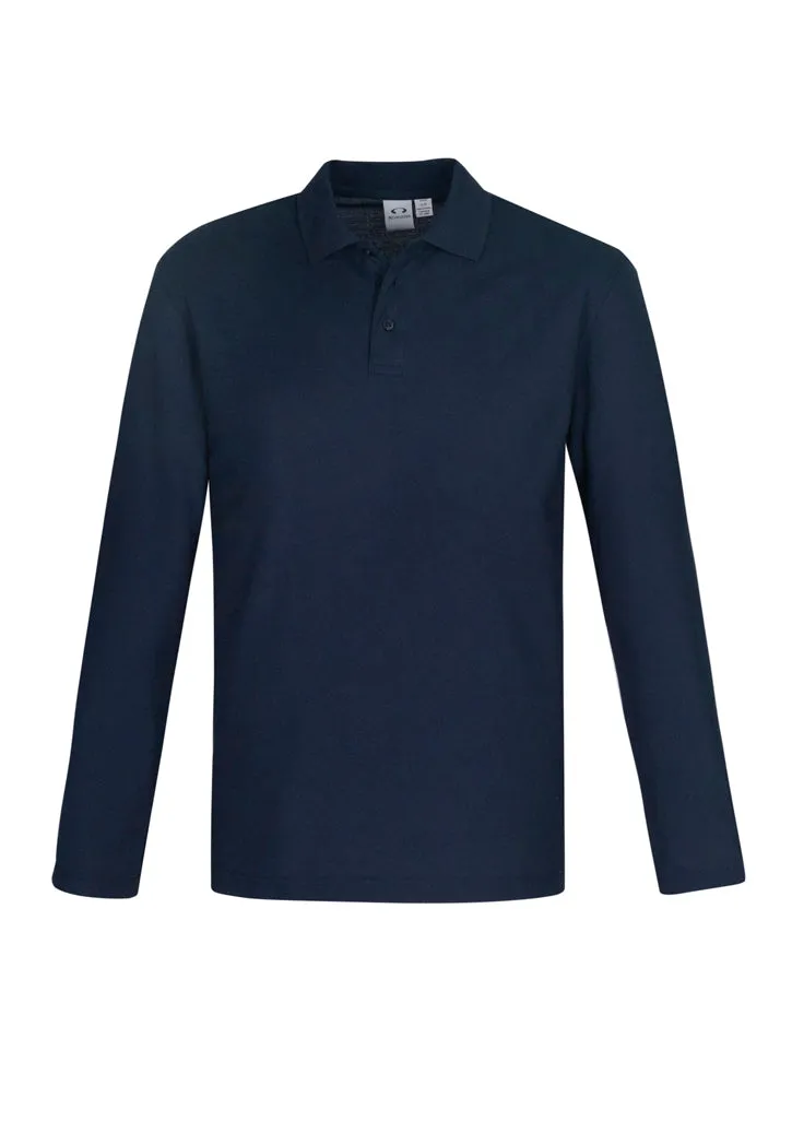 Biz Collection Mens Crew Long Sleeve Polo (P400ML)