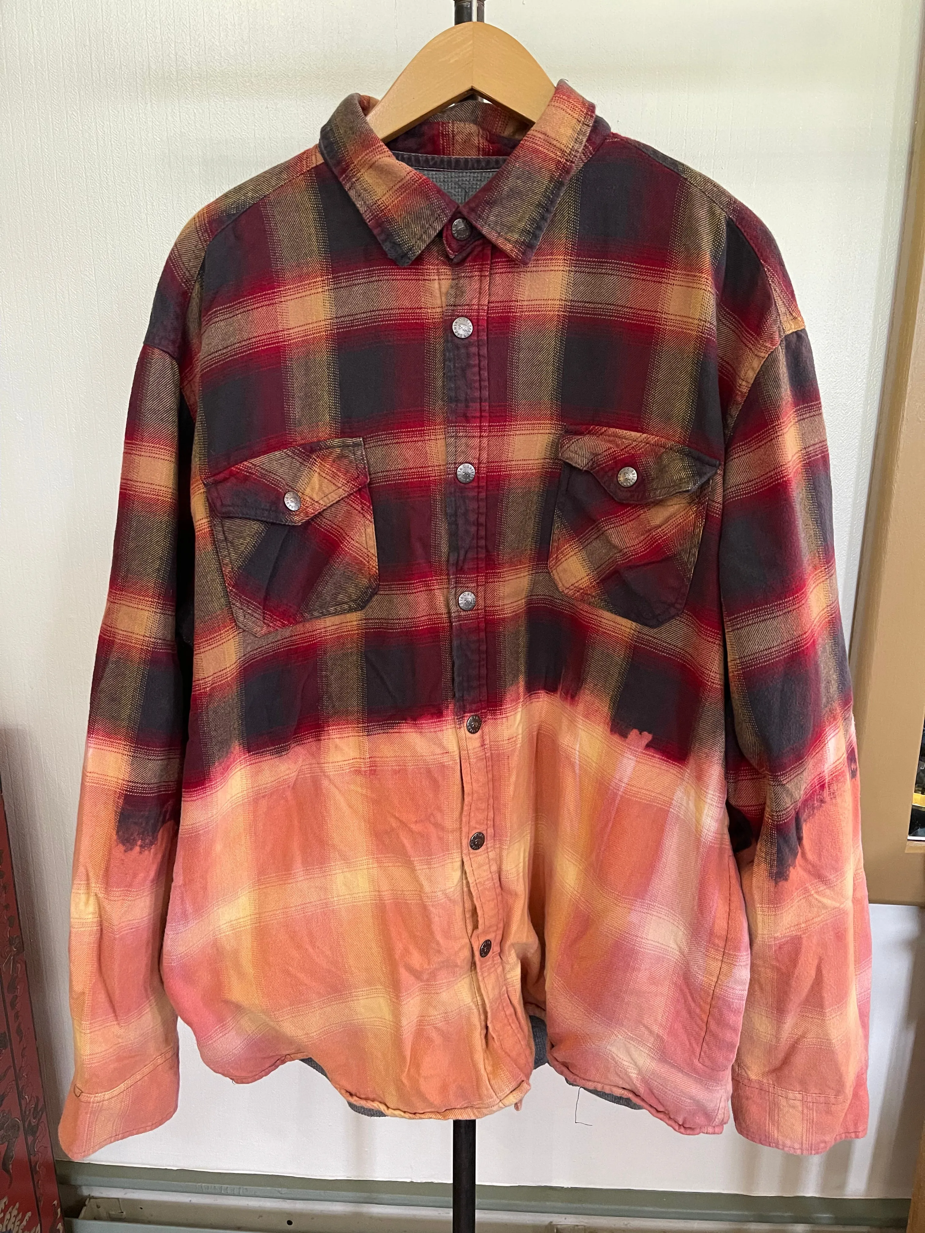 BLEACHED LINED FLANNEL -2XLARGE