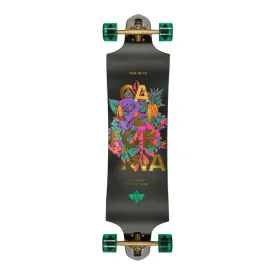 Dusters Golden State Black/Green 38" Longboard Complete