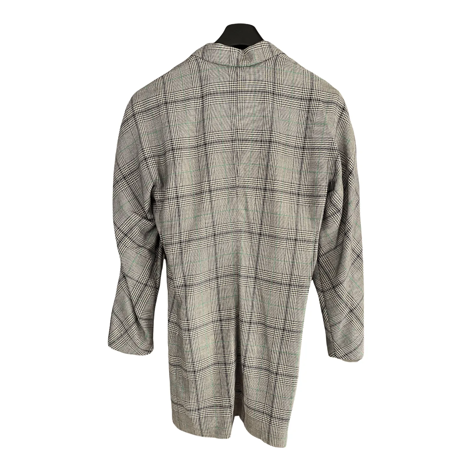 Escada Grey Prince of Wales Check Double Breasted Grey Jacket UK12