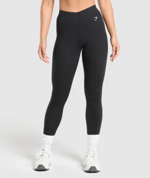 Gymshark Cotton Leggings - Black