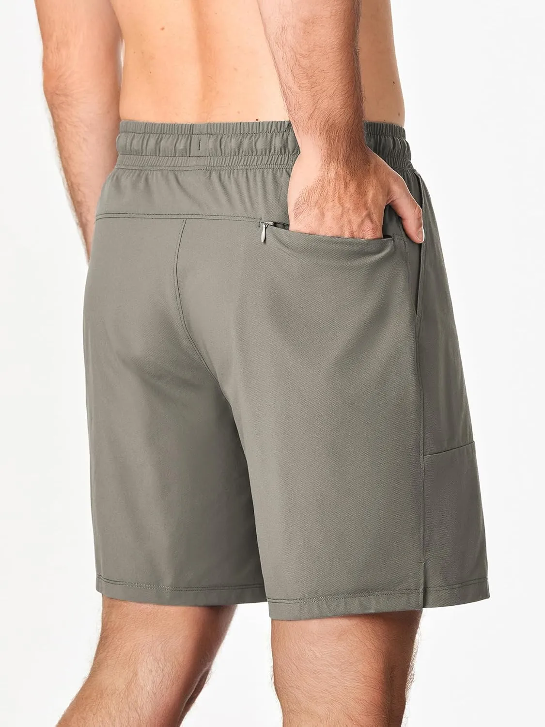 JMIERR Men's Shorts Running Athletic Shorts Waterproof Quick Dry 7" Gym Workout Breathable Shorts