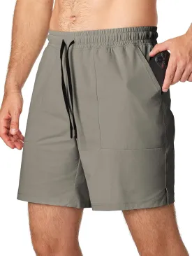 JMIERR Men's Shorts Running Athletic Shorts Waterproof Quick Dry 7" Gym Workout Breathable Shorts