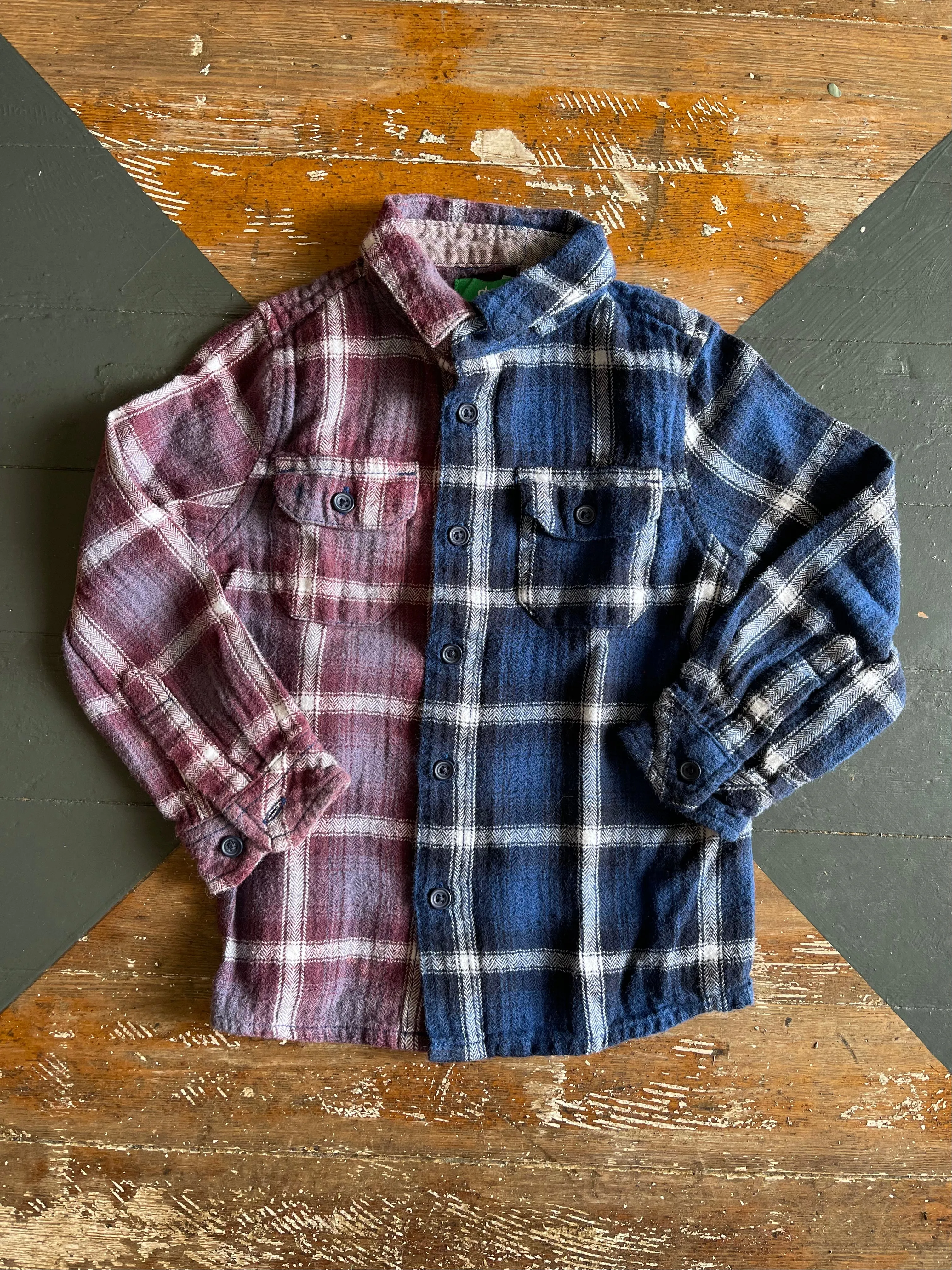 KIDS BLEACHED FLANNEL - 3T