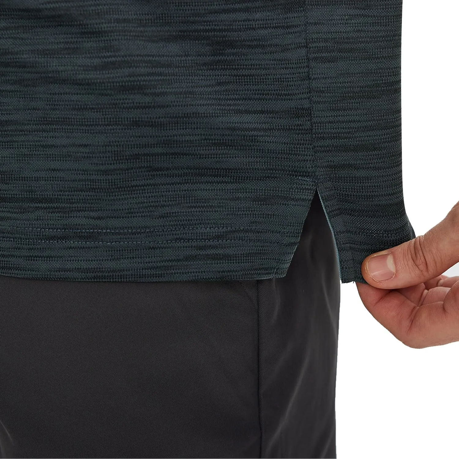 M MAELREG Golf Shirts for Men Dry Fit Short Sleeve Casual Performance Moisture Wicking Heather Pique Collared Polo Shirts