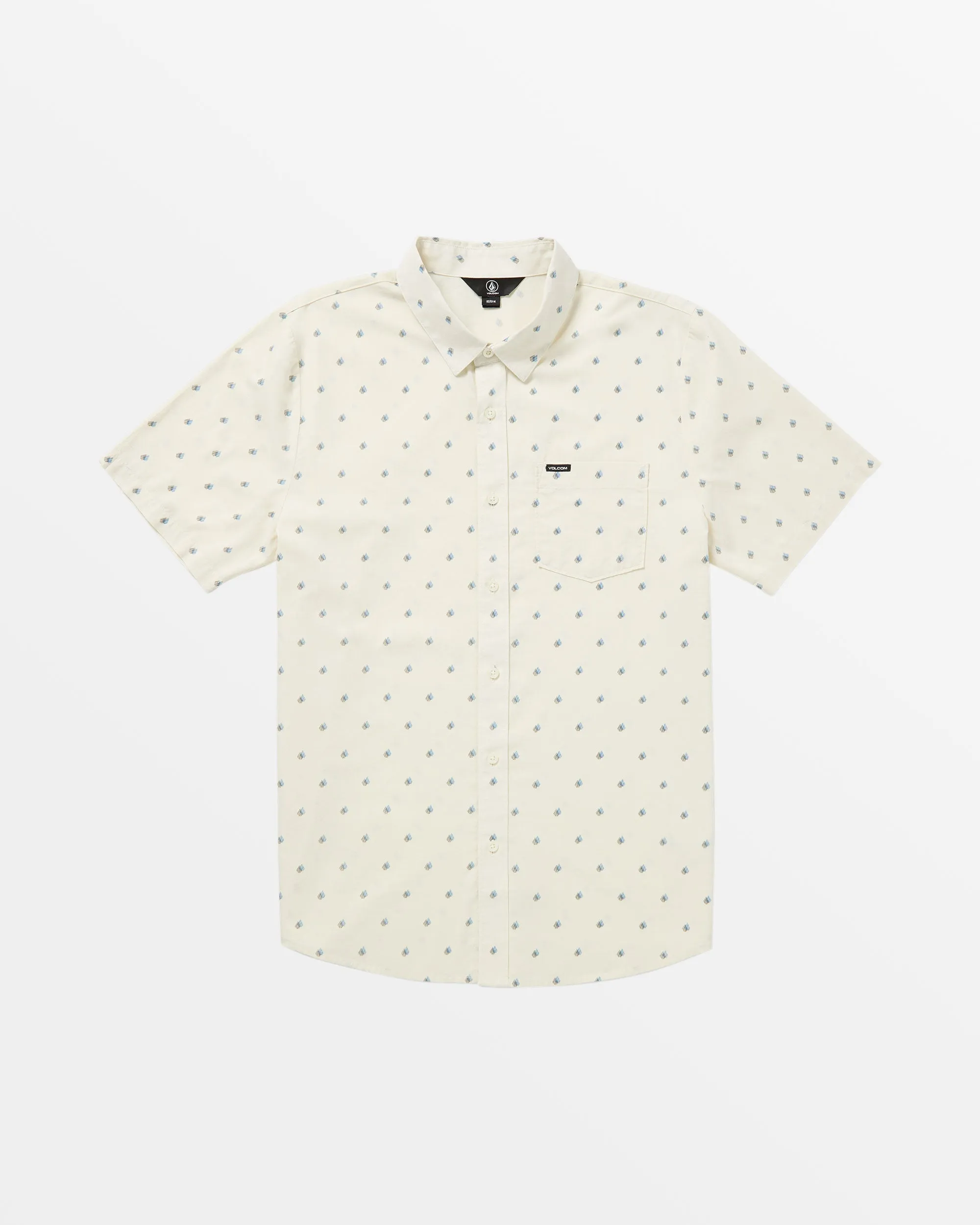 Macking Short Sleeve Woven Top - White Flash