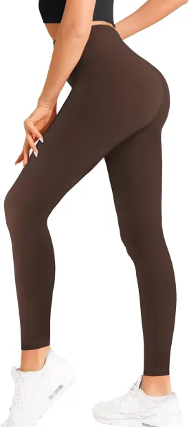 Natural Feelings Buttercloud High Waisted Leggings for Women Tummy Control Workout Leggings Soft Athletic Yoga Pants