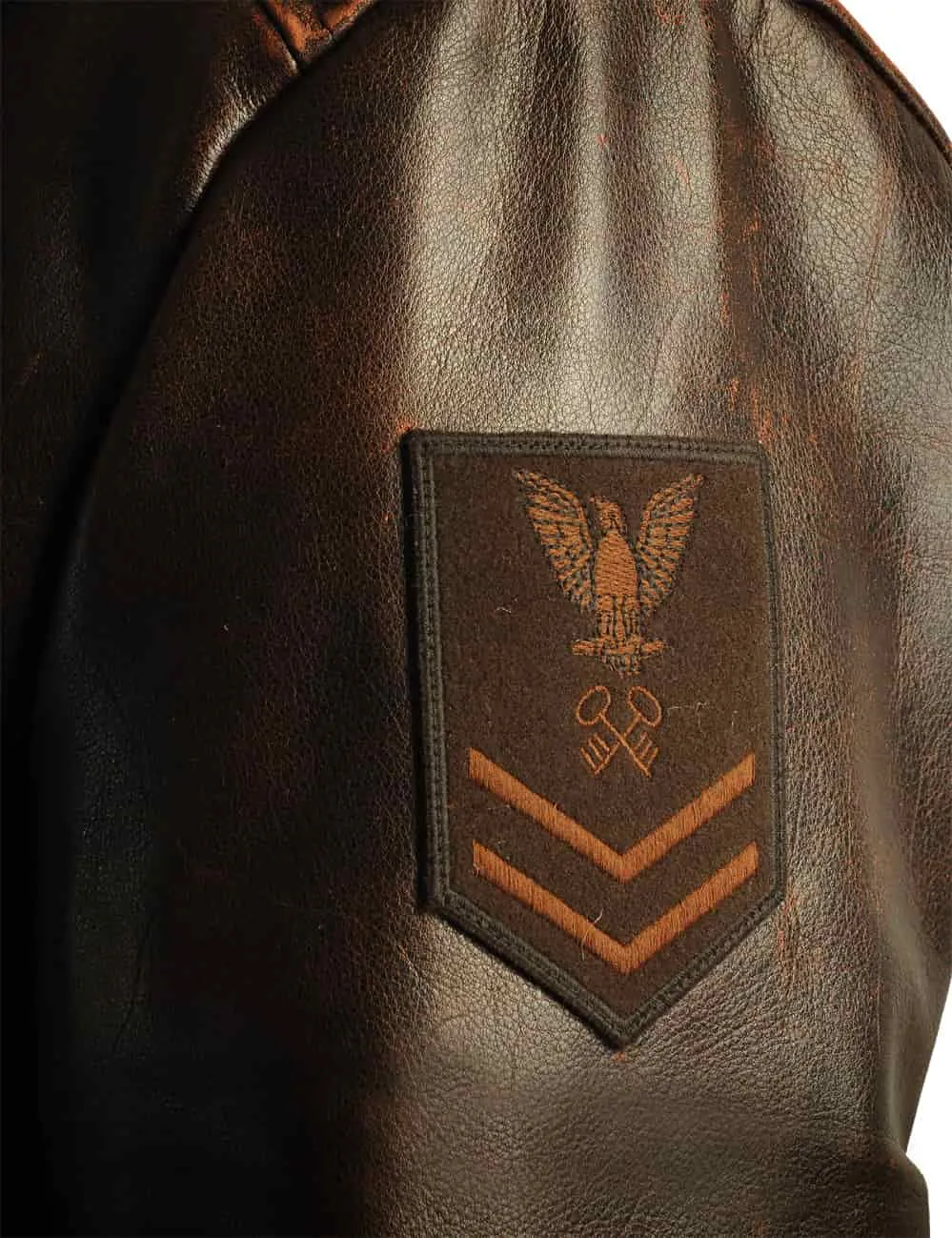 Nimitz Leather Pea coat Art. 130
