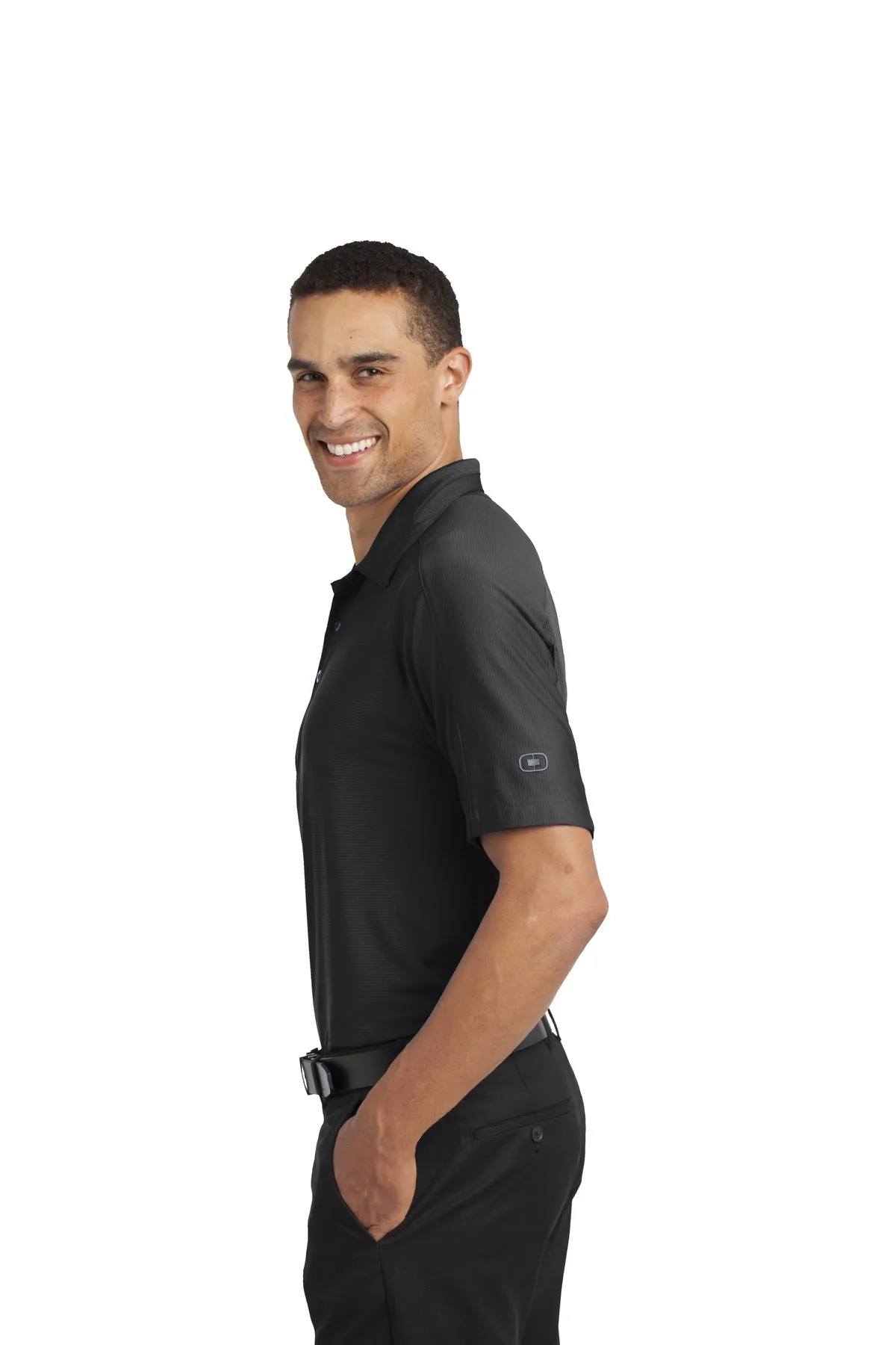 OGIO Linear Custom Polos, Blacktop