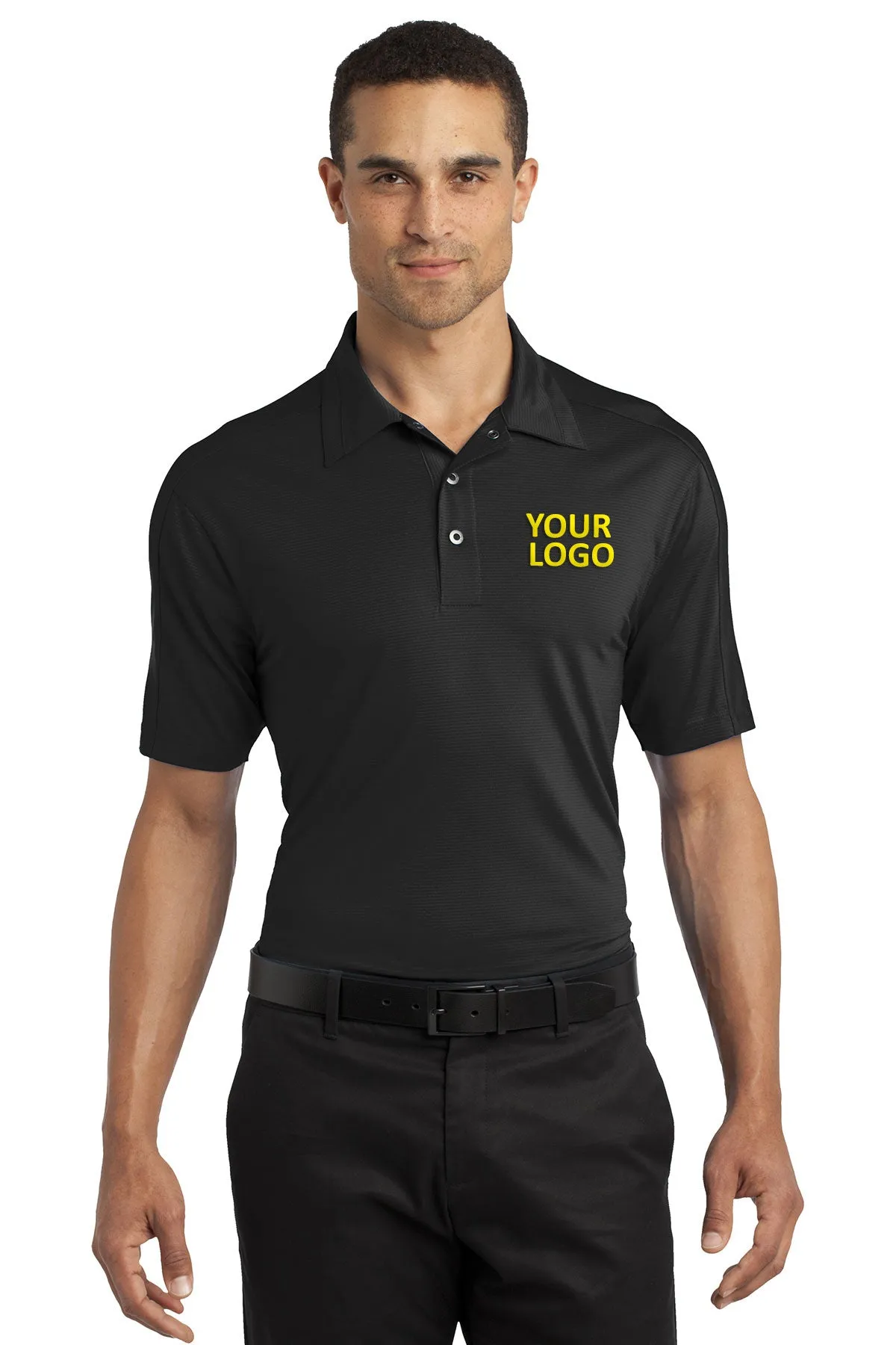 OGIO Linear Custom Polos, Blacktop