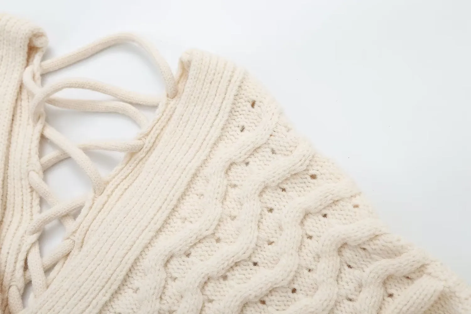 Pre Order:  Textured Knit Drawstring Cardigan
