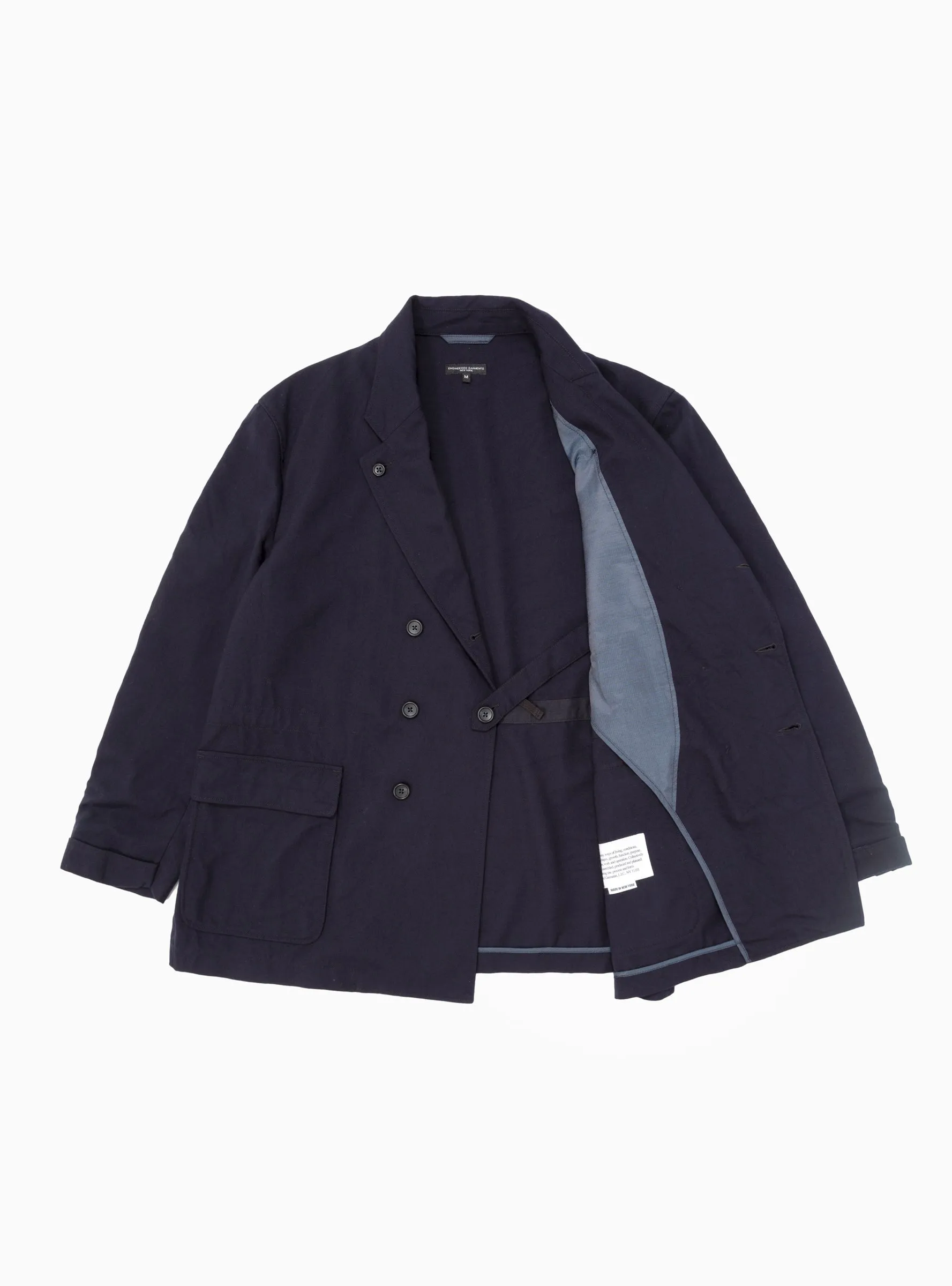 Reefer Uniform Wool Serge Jacket Dark Navy
