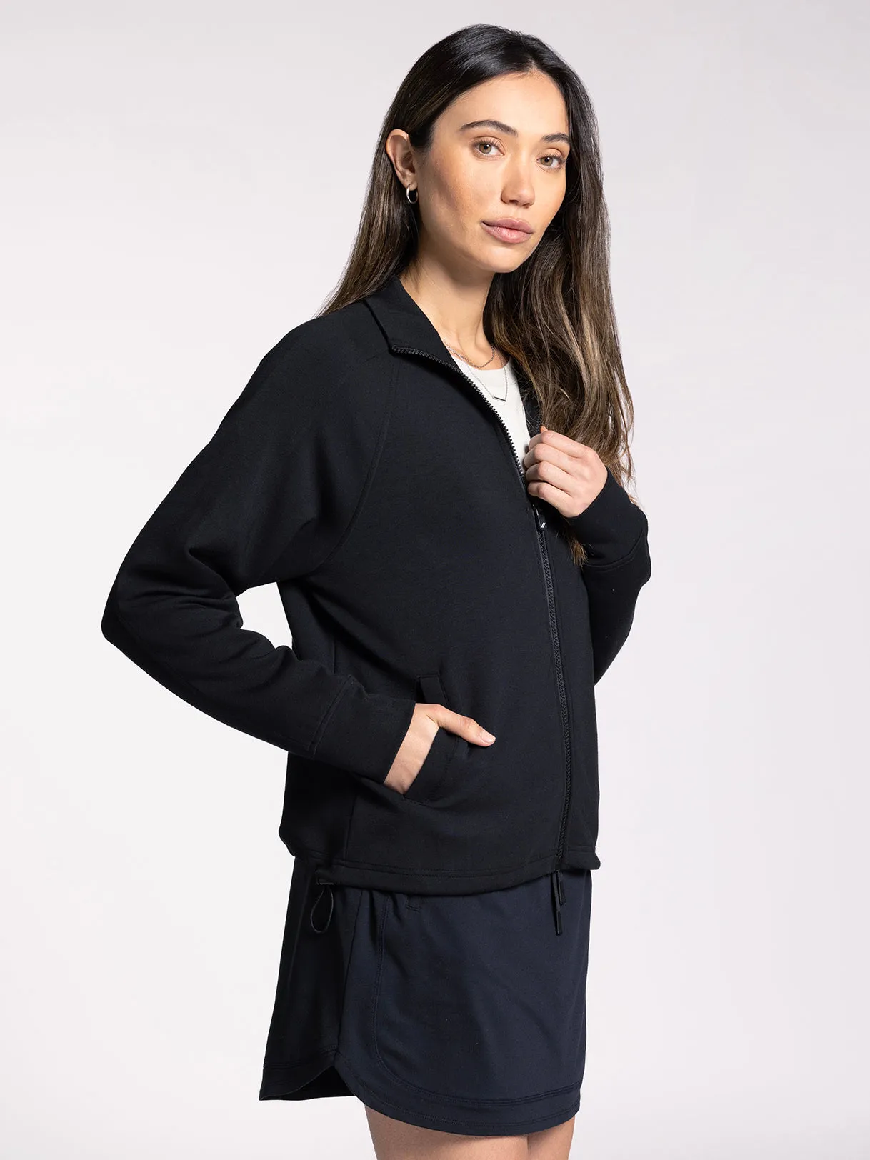 Stretchy Zip Up Jacket