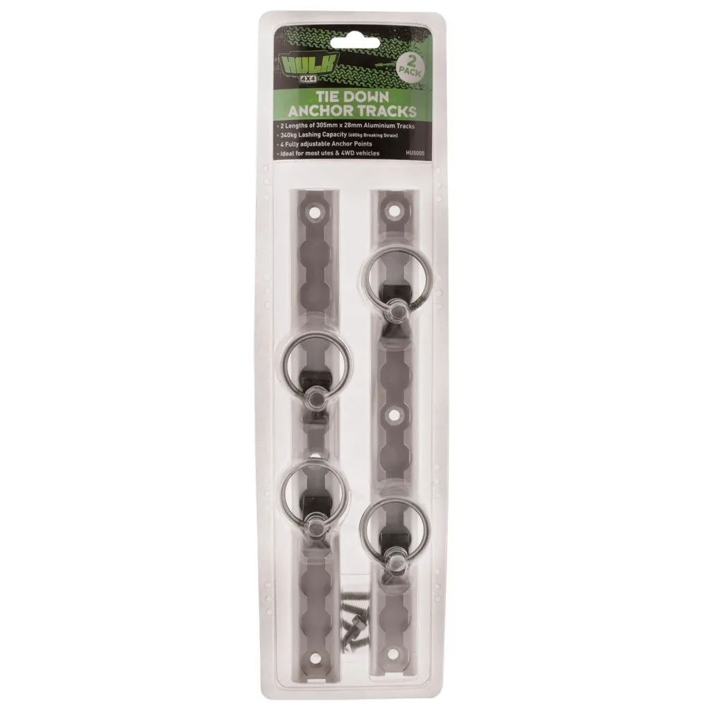 Tiedown Anchor Tracks (2Pk) - 305Mm