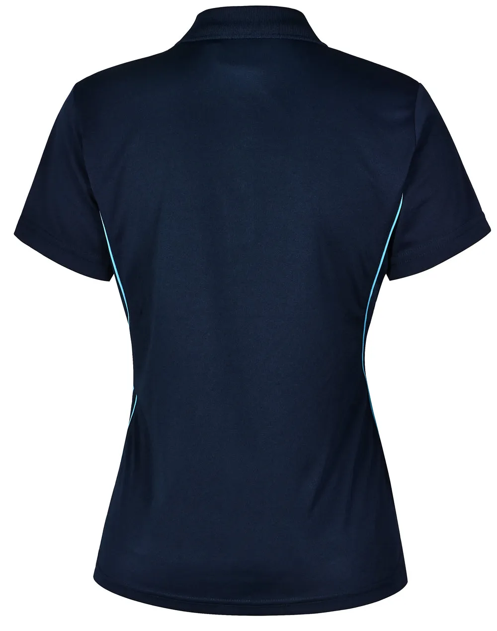 Winning Spirit Ladies' CoolDry Short Sleeve Contrast Polo 1st (11 Colour)-(PS80)