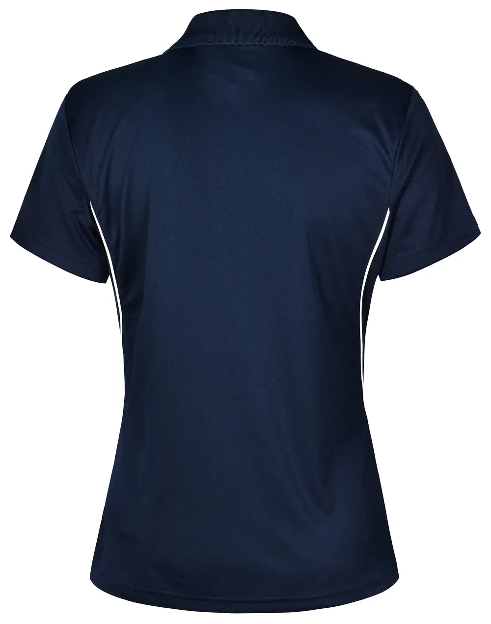 Winning Spirit Ladies' CoolDry Short Sleeve Contrast Polo 1st (11 Colour)-(PS80)
